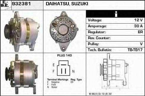 EDR 932381 - Alternatore autozon.pro