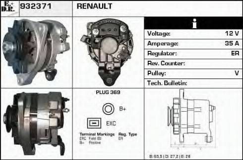 EDR 932371 - Alternatore autozon.pro