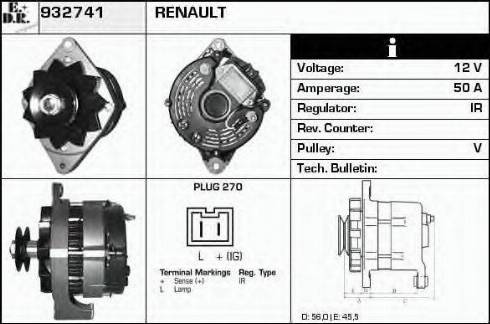 EDR 932741 - Alternatore autozon.pro