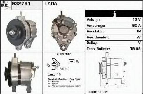 EDR 932781 - Alternatore autozon.pro