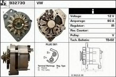 EDR 932730 - Alternatore autozon.pro