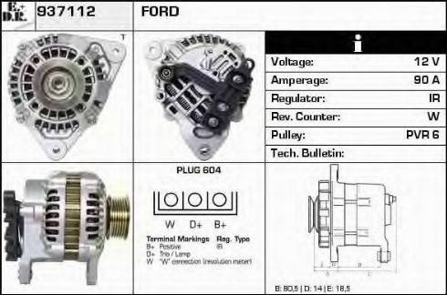 EDR 937112 - Alternatore autozon.pro