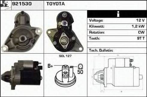 EDR 921530 - Motorino d'avviamento autozon.pro