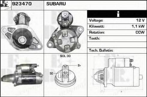 EDR 923470 - Motorino d'avviamento autozon.pro