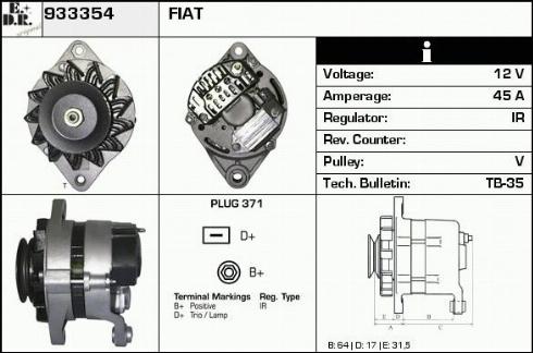 EDR WA14465 - Alternatore autozon.pro