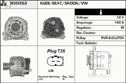 EDR WA11464 - Alternatore autozon.pro