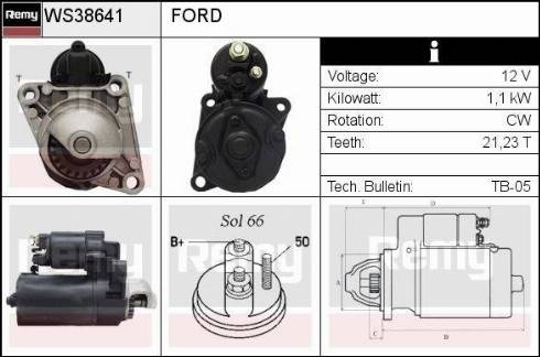 EDR WS38641 - Motorino d'avviamento autozon.pro