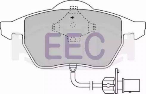 EEC BRP0964 - Kit pastiglie freno, Freno a disco autozon.pro