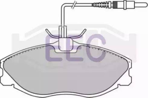 EEC BRP0902 - Kit pastiglie freno, Freno a disco autozon.pro