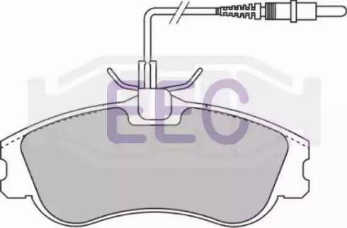 EEC BRP0970 - Kit pastiglie freno, Freno a disco autozon.pro