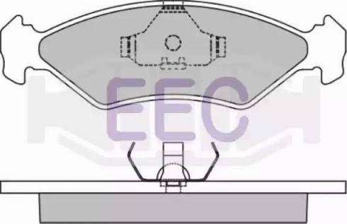 EEC BRP0561 - Kit pastiglie freno, Freno a disco autozon.pro