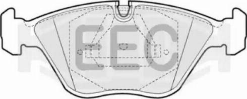 EEC BRP0655 - Kit pastiglie freno, Freno a disco autozon.pro