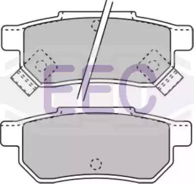 EEC BRP0611 - Kit pastiglie freno, Freno a disco autozon.pro