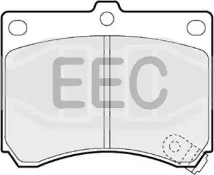 EEC BRP0687 - Kit pastiglie freno, Freno a disco autozon.pro