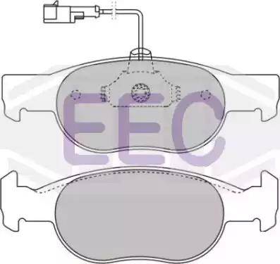 EEC BRP0895 - Kit pastiglie freno, Freno a disco autozon.pro