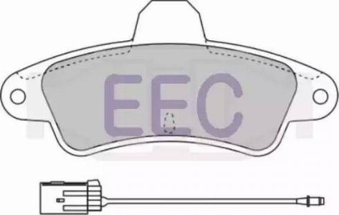 EEC BRP0807 - Kit pastiglie freno, Freno a disco autozon.pro