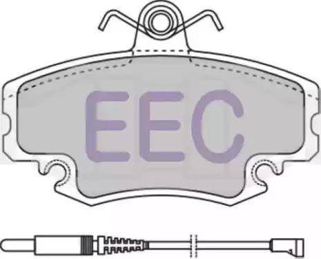 EEC BRP0810 - Kit pastiglie freno, Freno a disco autozon.pro