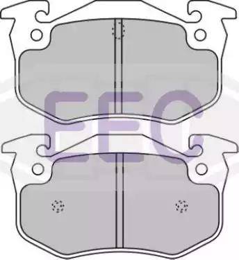 EEC BRP0771 - Kit pastiglie freno, Freno a disco autozon.pro