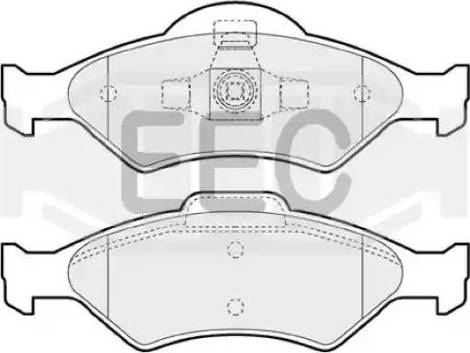 EEC BRP1125 - Kit pastiglie freno, Freno a disco autozon.pro