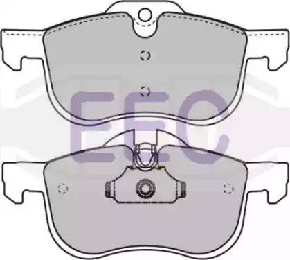 EEC BRP1120 - Kit pastiglie freno, Freno a disco autozon.pro