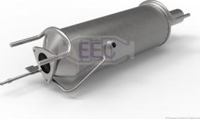 EEC VX6068TS - Filtro antiparticolato / particellare, Impianto gas scarico autozon.pro