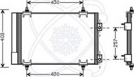 EACLIMA 30C0057 - Condensatore, Climatizzatore autozon.pro