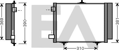 EACLIMA 30C10011 - Condensatore, Climatizzatore autozon.pro