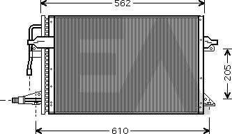 EACLIMA 30C22020 - Condensatore, Climatizzatore autozon.pro