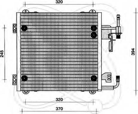 EACLIMA 30R0045 - Condensatore, Climatizzatore autozon.pro