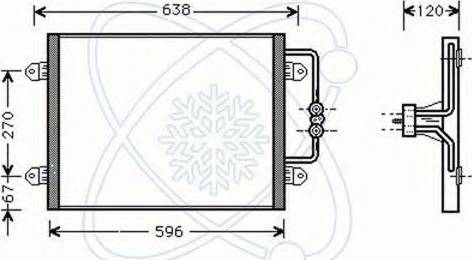 EACLIMA 30R0008 - Condensatore, Climatizzatore autozon.pro