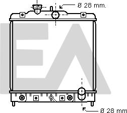 EACLIMA 31R26008 - Radiatore, Raffreddamento motore autozon.pro