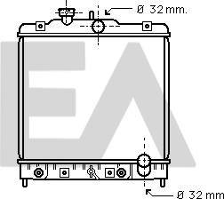 EACLIMA 31R26030 - Radiatore, Raffreddamento motore autozon.pro