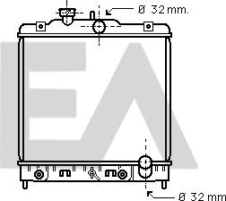 EACLIMA 31R26033 - Radiatore, Raffreddamento motore autozon.pro