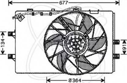 EACLIMA 32VM003 - Ventola, Raffreddamento motore autozon.pro