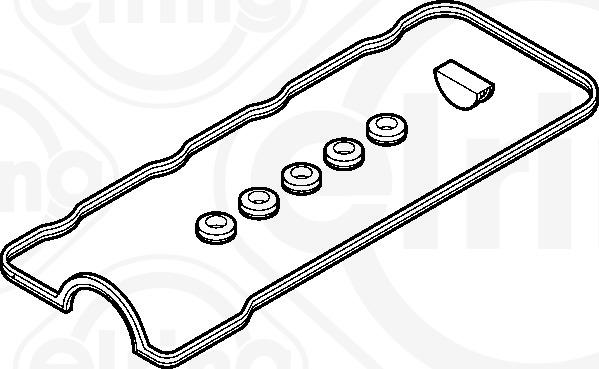 Elring 698.940 - Kit guarnizioni, Copritestata autozon.pro