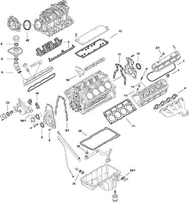 Elring LS Gen IV LC8 - Kit completo guarnizioni, Motore autozon.pro