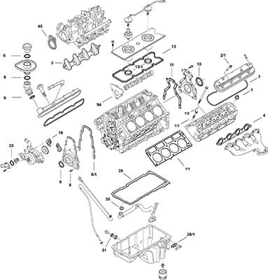 Elring LS Gen III LR4 - Kit completo guarnizioni, Motore autozon.pro