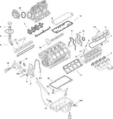 Elring LS Gen IV L96 - Kit completo guarnizioni, Motore autozon.pro