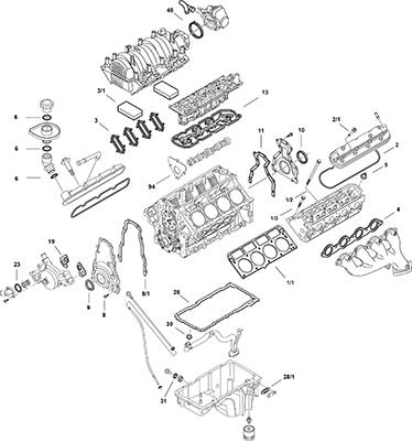 Elring LS Gen IV LH8 - Kit completo guarnizioni, Motore autozon.pro