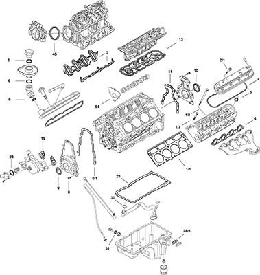 Elring LS Gen IV LY5 - Kit completo guarnizioni, Motore autozon.pro