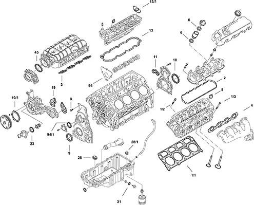 Elring LS Gen V LT1 - Kit completo guarnizioni, Motore autozon.pro