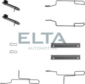 Elta Automotive EA8591 - Kit accessori, Pastiglia freno autozon.pro