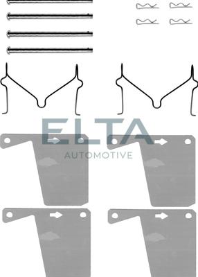 Elta Automotive EA8558 - Kit accessori, Pastiglia freno autozon.pro