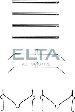 Elta Automotive EA8534 - Kit accessori, Pastiglia freno autozon.pro