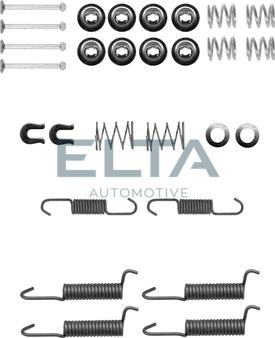 Elta Automotive EA8124 - Kit accessori, Ganasce freno stazionamento autozon.pro