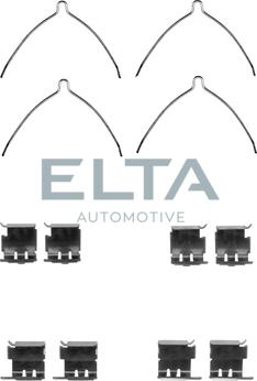 Elta Automotive EA8847 - Kit accessori, Pastiglia freno autozon.pro