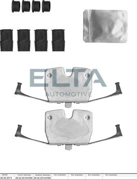 Elta Automotive EA8776 - Kit accessori, Pastiglia freno autozon.pro