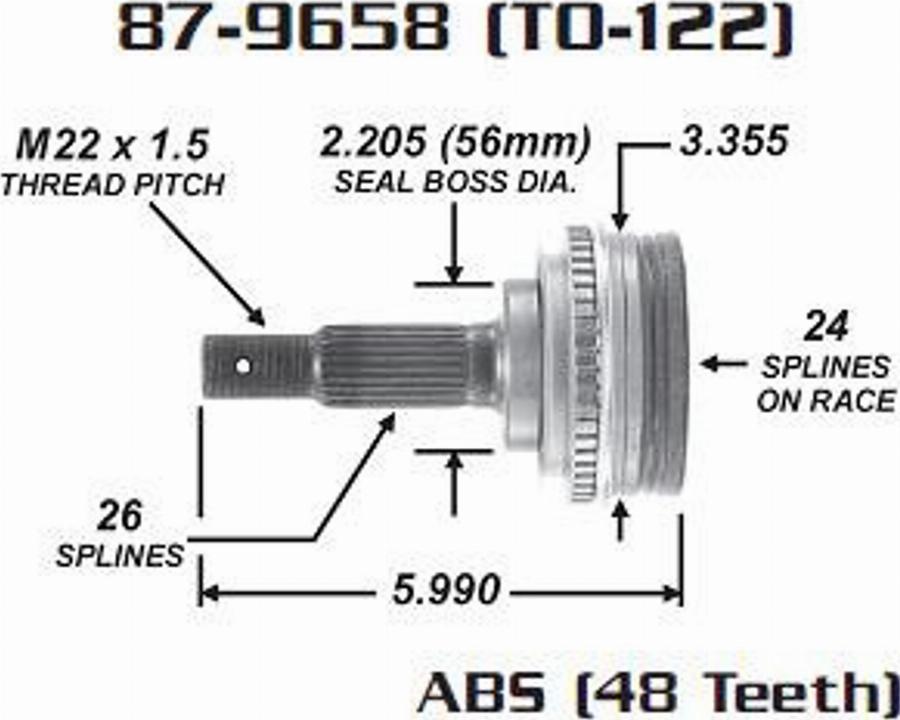 EMPI 87-9658 - Giunto, Semiasse autozon.pro