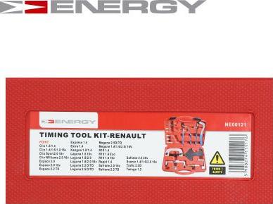 ENERGY NE00121 - Kit attrezzi regolazione, Fasatura autozon.pro