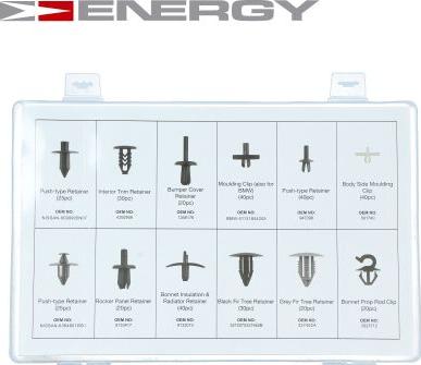 ENERGY NE00774 - Kit clip d'arresto, Carrozzeria autozon.pro